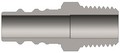 Dixon CJ2M2-LG 1/4" HI-FLO NIPPLE, 1/4" M-NPTF STE Body Material: STEEL Body Size: 1/4"